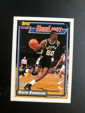 1992 DAVID ROBINSON Topps  # 4  Basketball Card. Made in USA