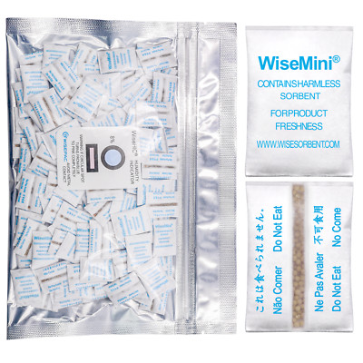 2 Gram Molecular Sieve Packets, 100 Pack Tyvek Dessicant Packets Food Grade