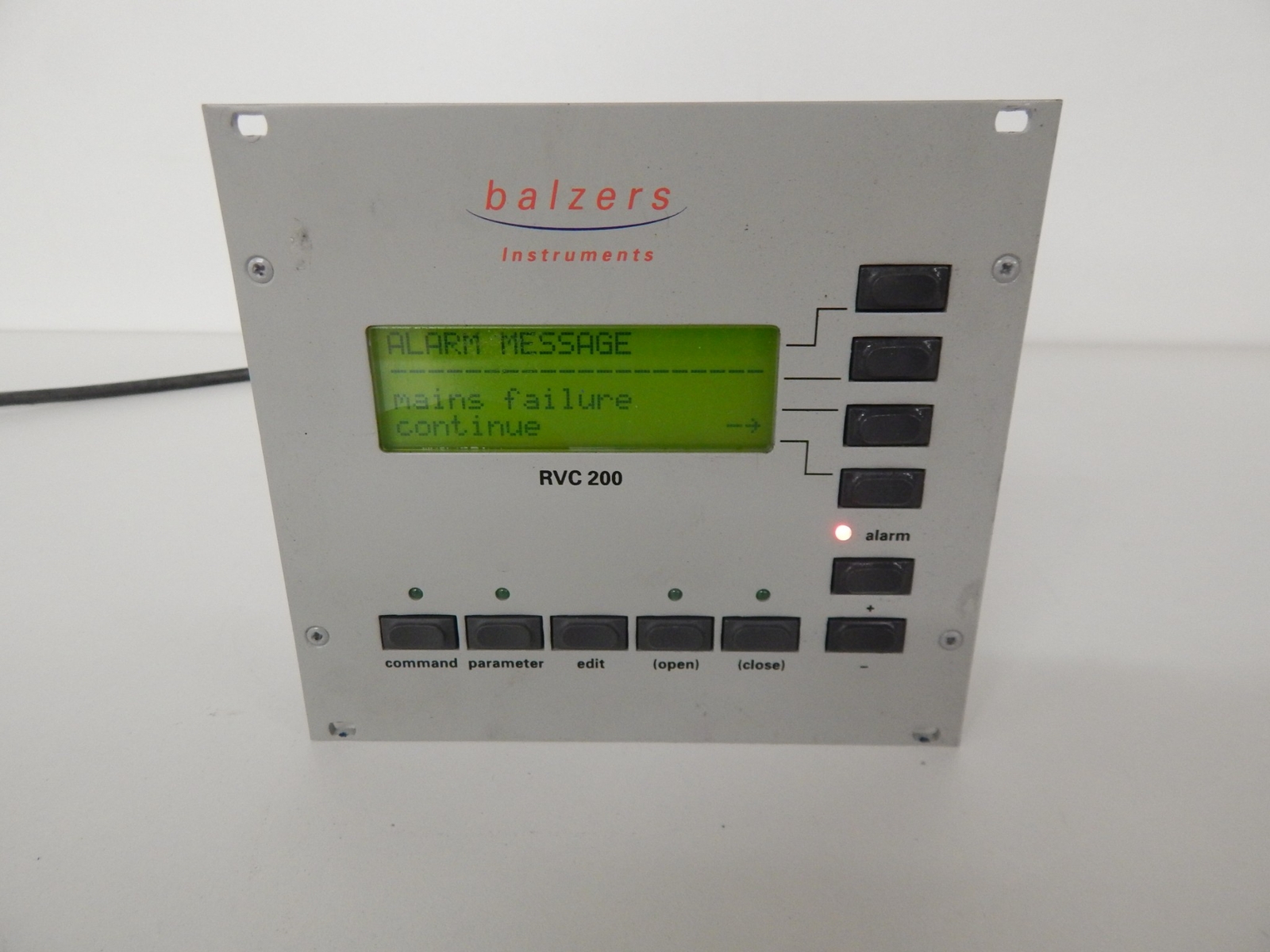 ^^ BALZERS RVC 200 PRESSURE VALVE CONTROLLER (WSG74)