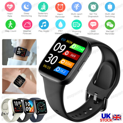Smart Watch Bluetooth Call Outdoor Sports Heart Rate Fitness Tracker  Waterproof UK