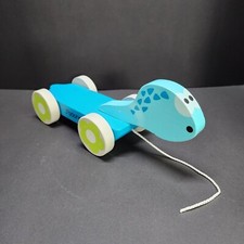 J'adore Paris Turtle Pull Toy Wooden Animal Pull Toy Toddler Kids