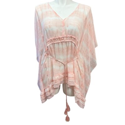 Lane Bryant Sheer Top Size 22/24 Pink