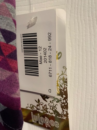 LuLaRoe Disney Mae Dress Kids Minnie Mouse size 12 - Picture 3 of 3