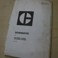Caterpillar 936 Wheel Loader Electrical System Schematic manual service 33Z CAT