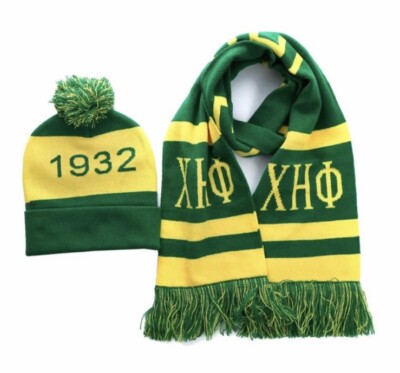 CEP, Chi Eta Phi Scarf and Knit Beanie/Cap Set