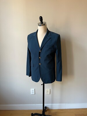 Blue Hermes Equestrian Blazer