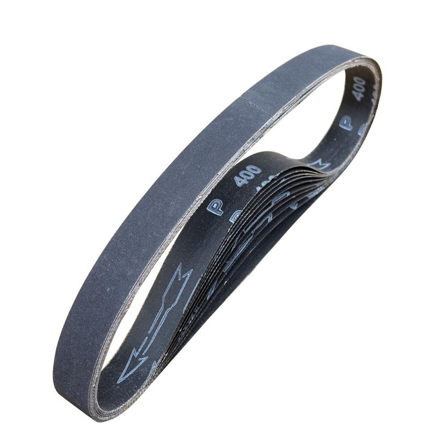 Powertec 2x42 Inch 400 Grit Silicon Carbide Sanding Sandsander Belt 10