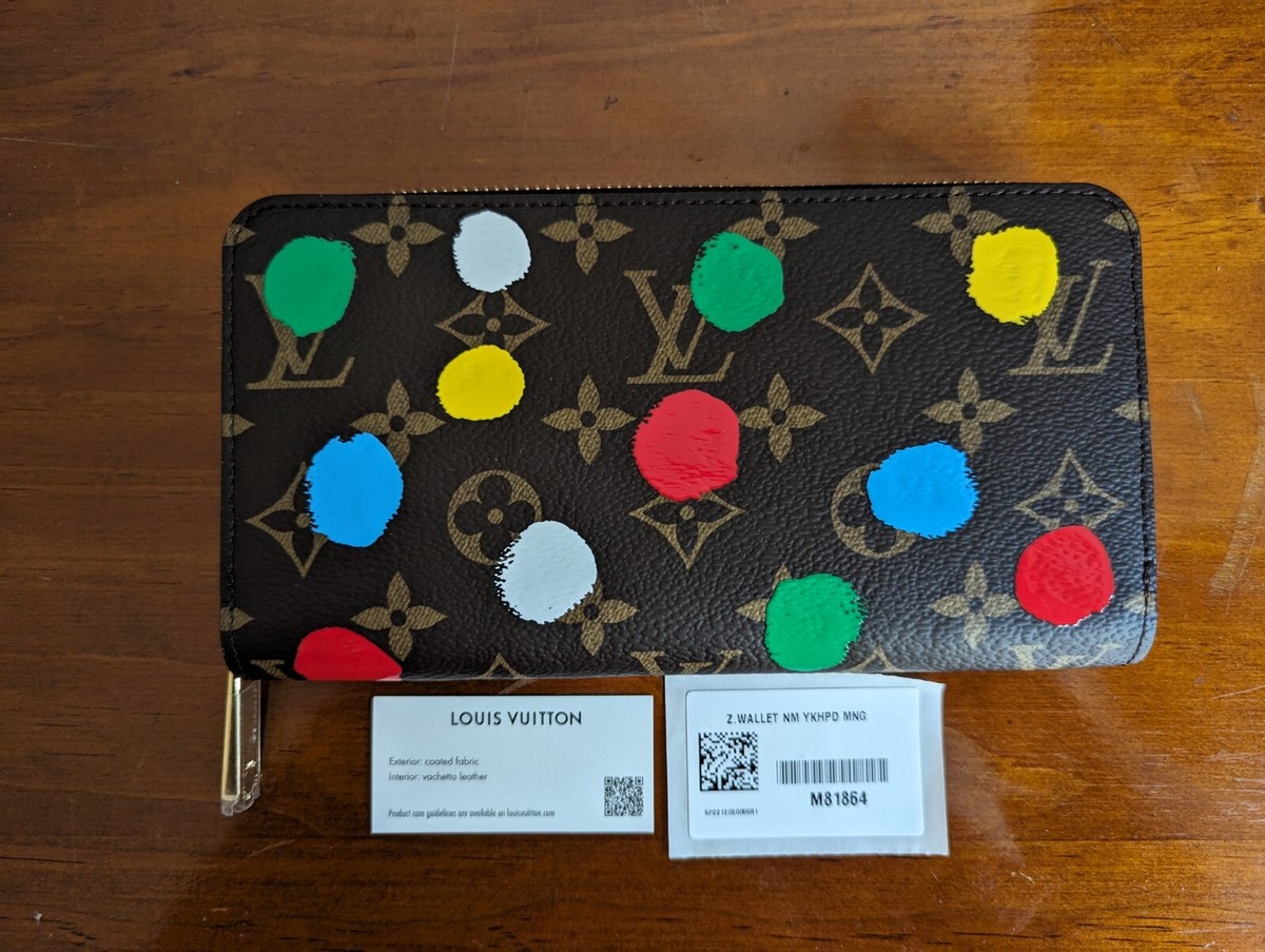 Louis Vuitton X Yayoi Kusama LV Zippy Wallet Monogram Canvas