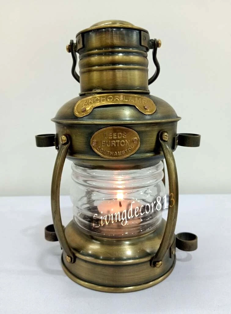 Brass candle sales lamp