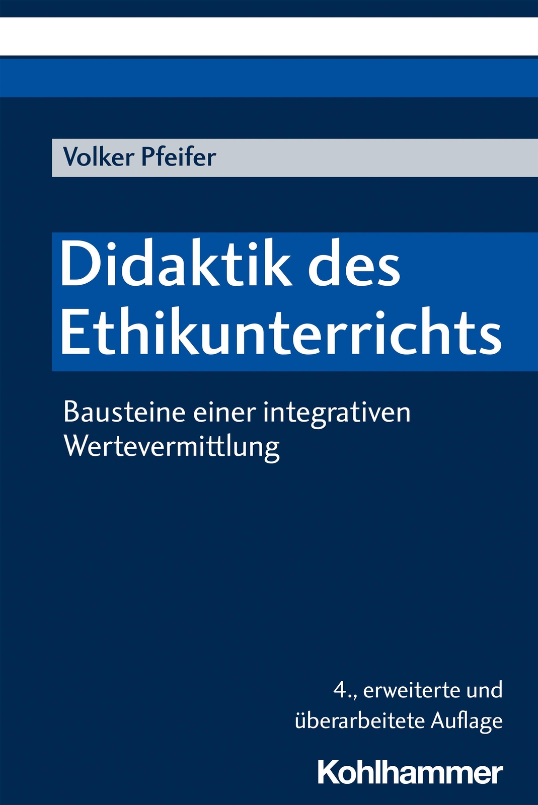 Volker Pfeifer Didaktik Des Ethikunterrichts