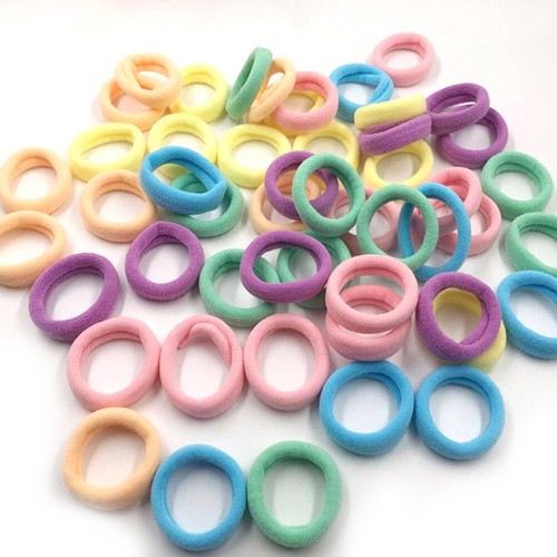 50Pcs Women Girls Hair Band Ties Rope Ring Elastic Hairband Ponytail Holder K # - Picture 26 of 33