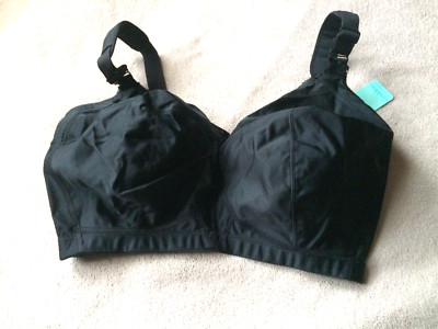 Goddess  36N Audrey Black Soft Cup Bra Style 6121 NWT