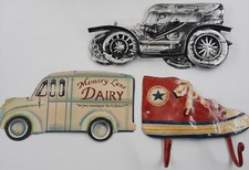 Memory Lane Delivery MilkTruck, Sneaker Key Hanger, Car, Steel Signs Vintage