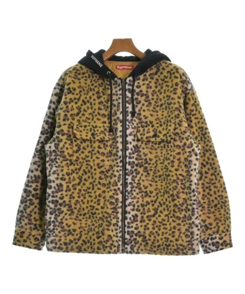 Blouson Supreme (Autre) BeigexMarronxNoir (Motif Léopard) S 2200490824010