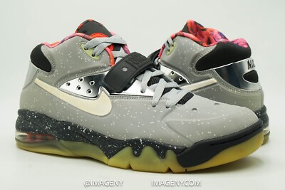 NIKE AIR FORCE MAX NEW SIZE RAYGUN WOLF GREY ANTHRACITE CRIMSON  597799-001