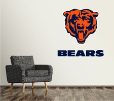 Chicago Bears Wall Decal Logo Football NFL Art Sticker Vinyl LARGE SR88