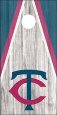 Cornhole Board Wraps Decals Vinyl Stickers Set of 2 - Minnesota Twins