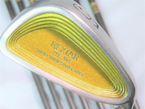Gold Ladies Bridgestone REXTAR Super Wide Area 8pc L-flex IRONS SET nwo - Picture 3 of 8