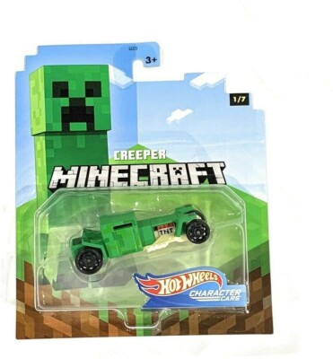 Hot Wheels 2020 Minecraft Character Cars Complete Set of 7 1:64