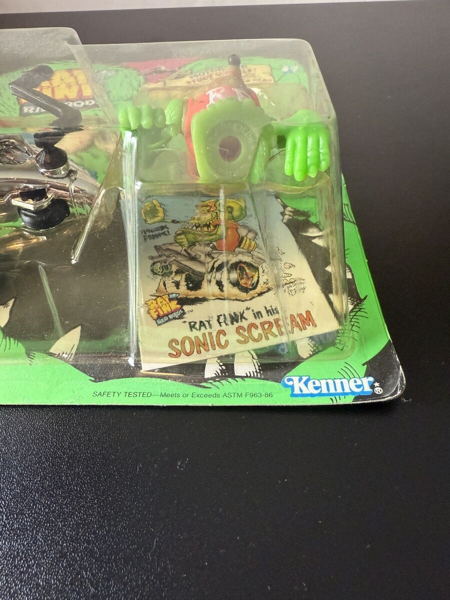 RAT FINK RAD RODS SONIC SCREAM 1990 vintage figure car RAT FINK RAD RODS SONIC SCREAM 1990 vintage figure car