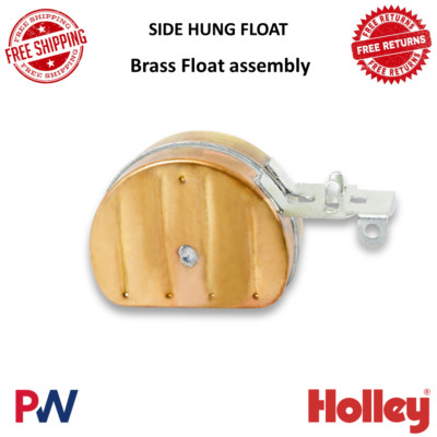Holley Side Hung Style  Brass Made Float Assembly 1 Piece Per Package #116-4