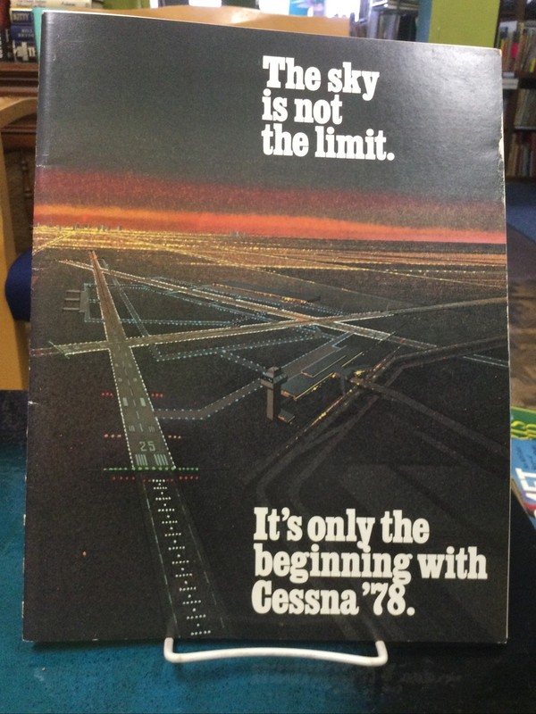 CESSNA Vintage The Sky Is Not The Limit Original Brochure  Very Good Condition