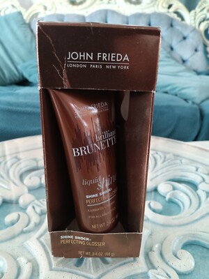 John Frieda Brilliant Brunette Liquid Shine Shock Perfecting Glosser 2.4 Oz