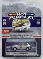VW Rabbit Golf 1 Greensboro Police Greenlight 1:64 Hot Pursuit Serie 34 NEU