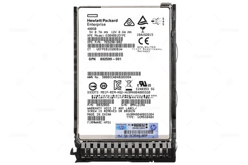 802907-001 HP SSD 400GB SAS 12G 2.5" SFF HOT-SWAP FOR HPE PROLIANT G8-G10 - Photo 3/7