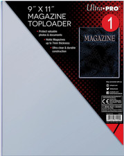 Ultra Pro 9" x 11" Thick Magazine TOPLOADER® Sleeves - Individual