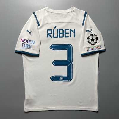 MAN CITY PUMA 2021/2022 FOOTBALL AWAY JERSEY #3 RUBEN DIAS SIZE “M