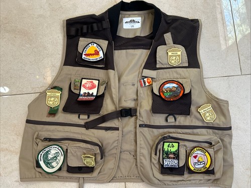 [20] NATIONAL PARKS JUNIOR RANGER ITEMS - BADGES PINS PATCHES & VEST ...