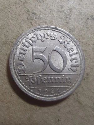 DR 50 Pfennig 1921 A #-547 - Bild 1 von 2