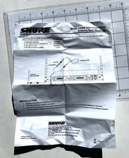 Shure UA600 Front Mount Antenna Kit