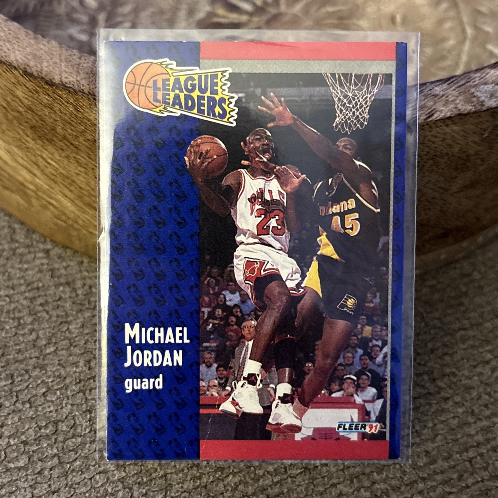 1991-92 Fleer - League Leaders Michael Jordan #220. Chicago Bulls. GOAT