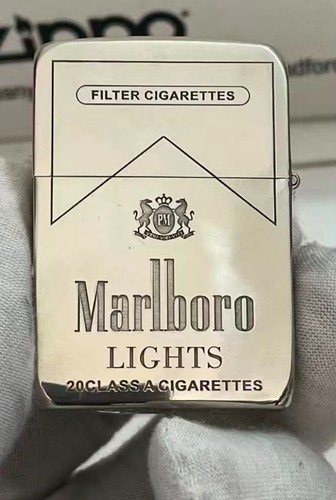 Zippo Lighter MARLBORO BOX SILVER + New Box