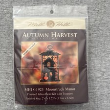 Mill Hill Moonstruck Manor Counted Glass Bead Kit With Treasure MH18-1923 Autumn