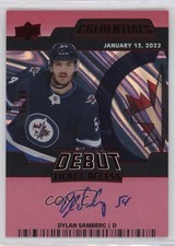 2024-25 Credentials 2024-25 Upper Deck Update Red 5/99 Dylan Samberg Auto 10no
