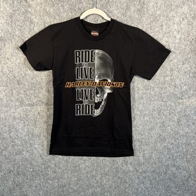 Harley-Davidson Tee Men s Small Black Short Sleeve Buddy Stubbs, Phoenix, AZ
