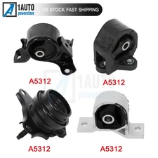 4Pcs Engine Motor Mount & Auto Transmission Set For 01-05 Acura EL Honda Civic