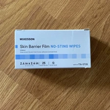 McKesson No Sting Skin Barrier Wipe 2.4 X 2.4 Inch Sterile 176-5728 25 Ct