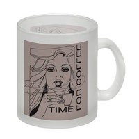Time For Coffee Glas Tasse Mit Spruch