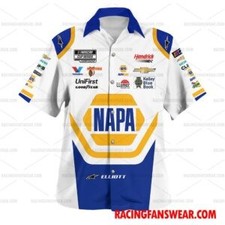 Chase Elliott Nascar 2023 NAPA Auto Parts Racing Hawaiian Shirt- Polo Shirts