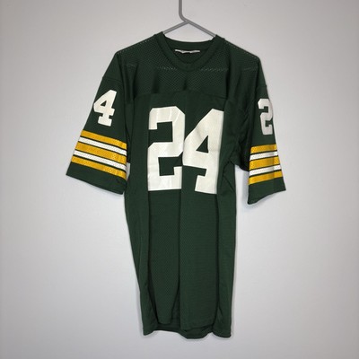 Vintage 70s 80s Sand Knit NFL Green Bay Packers Football Jersey Mens L 24 Moller