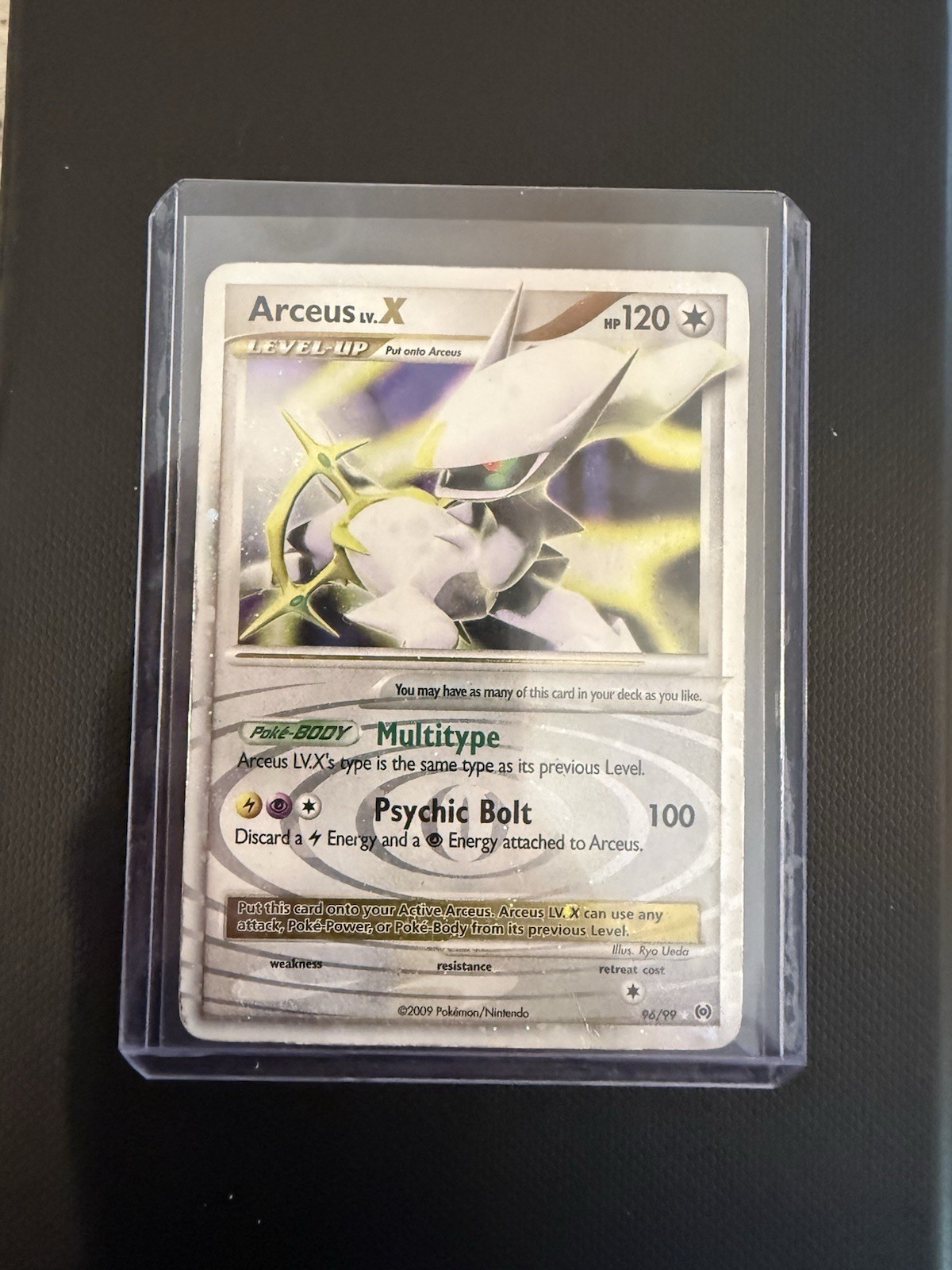 2009 POKEMON PLATINUM ARCEUS #96 ARCEUS LV.X-HOLO