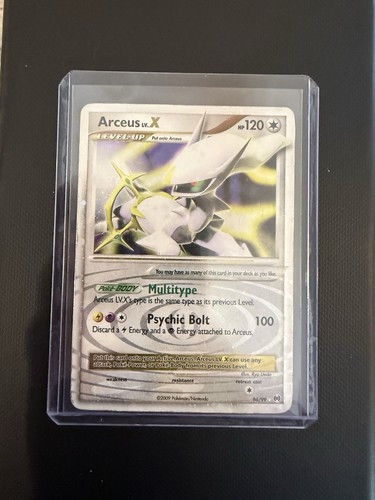 2009 POKEMON PLATINUM ARCEUS #96 ARCEUS LV.X-HOLO