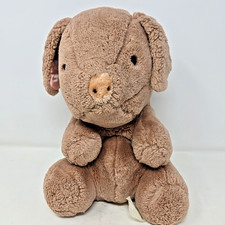 Gund 1980 Hamlet the Pig Stuffed Animal Plush 11" Sitting Mauve Satin Ears