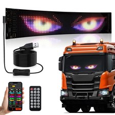 Led Eyes for Truck Windshield, 69.4'' 7.6'' Super Large Devil Eyes Light for ...