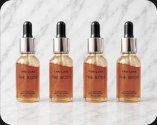 4 x Tan-Luxe MEDIUM/DARK .5 oz each The Body Illuminating Self-Tan Drops NWOB 