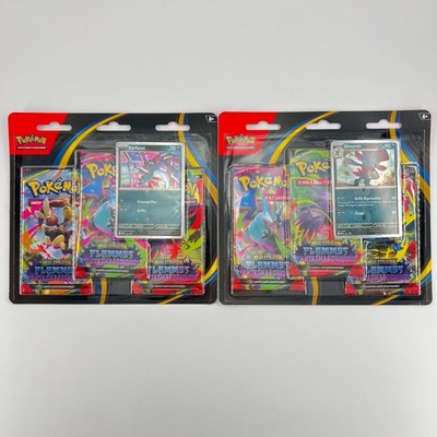 Pokémon   Artset 2x Tripack ME02 Geisterflammen Farfret & Dimoret